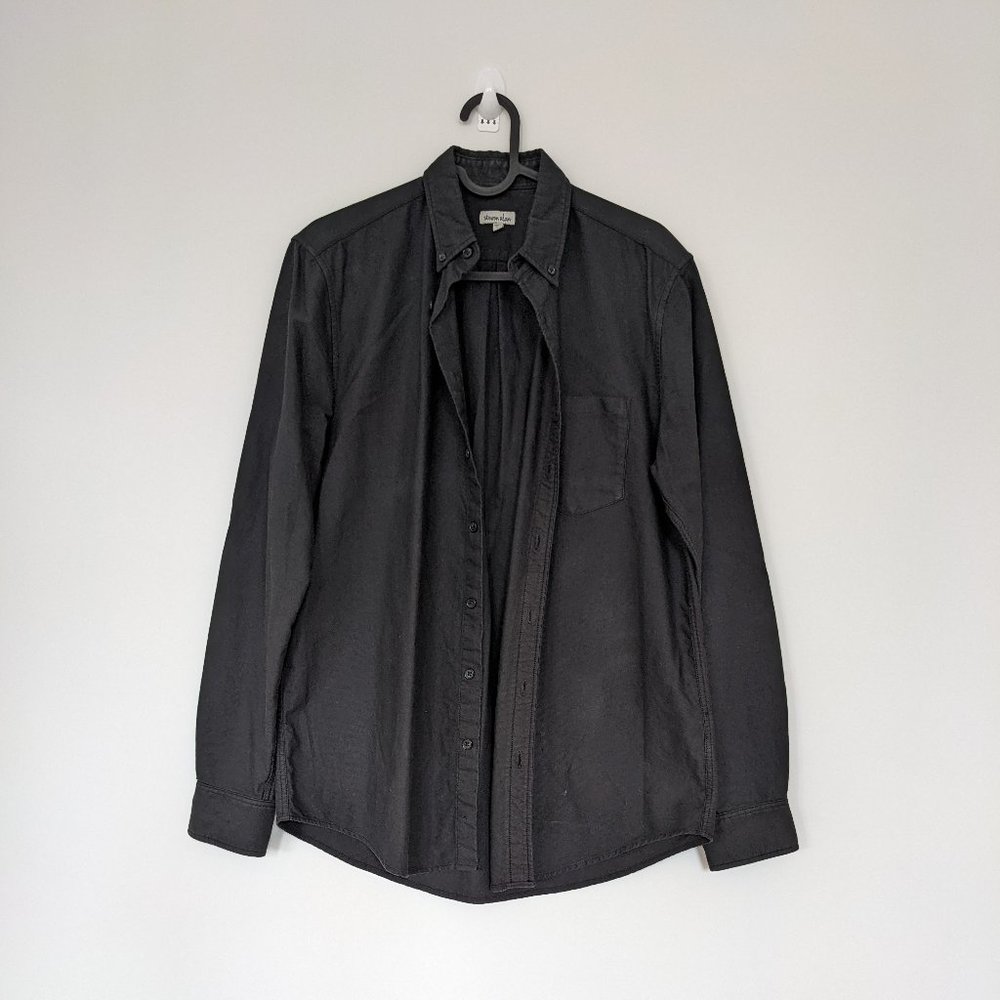 Steven Alan Black Cotton Shirt (Size: S)